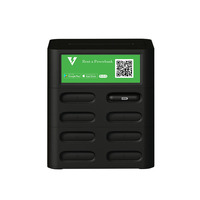 Station d'alimentation portable à vente rapide 2025, machine à compartiments partagés, 8 emplacements, prix de gros, station d'alimentation à louer, charge rapide