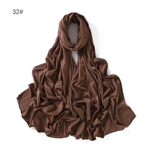 High Quality Soft Modal Fabric Cotton Jersey <strong>Scarf</strong> Eid Modest Premium Jersey Hijab For Muslim Women Islamic <strong>Plain</strong> Hijab - Product Image 5