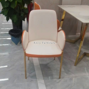 Prix de liquidation Chaise de salle à manger moderne de haute qualité avec pieds en métal et dossier souple pour la maison, l'école, le <span class=keywords><strong>restaurant</strong></span> et l'hôtel - Product Image 4