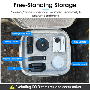 Custodia Protettiva Impermeabile Antiurto in EVA per Insta360 Go 3, Cover Rigida da Viaggio per Action Camera - Product Image 6