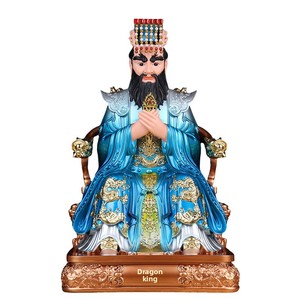 Estatuas de Buda del Rey Dragón de los Cuatro Mares, Adornos de Decoración para el Hogar, Rey Dragón del Mar del Sudeste y Noreste, Hecho a Mano - Product Image 5