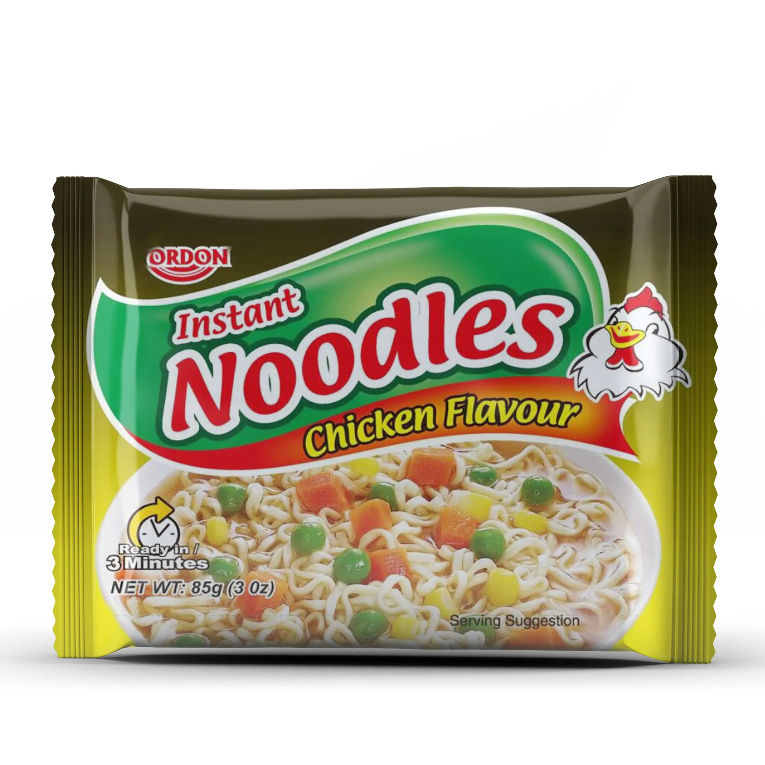 OEM Chinese Factory Best Quality Wholesale Vegetable Flavor Healthy Food 3-5 Minute Best Bulk Instant Noodles