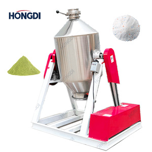 Mezcladora de Doble Cono Roja de 200 kg, Robusta y de Ahorro Energético, con Motor para Mezclar con Precisión Materiales en Polvo, Especias, Colorantes, Minerales y Alimentos - Product Image 2