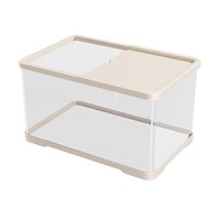 Approvisionnement direct usine : Nouveau style de couvercle d'aquarium compact en plastique éco-responsable pour salon, transparent, pour réservoir de mélange de table.