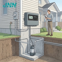 Controlador de Bomba de Agua Inalámbrico JNN Controlado por Teléfono Inteligente con Interruptor de Flotador y Función de Temporizador de 24 Horas