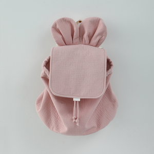 Sac à dos <span class=keywords><strong>personnalisable</strong></span> en coton pour enfants, grande capacité avec oreilles d'ours, pour tout-petits et élèves de <span class=keywords><strong>maternelle</strong></span> - Product Image 1