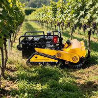 Tondeuse à gazon industrielle autopropulsée télécommandée EPA Euro 5 YARMAX 195F Diesel avec lame rotative de 800 mm 800SPro