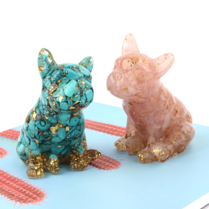 Artisanat populaire de guérison, vente en gros de gravier de cristal naturel poli, sculptures en cristal de résine pour la décoration - Product Image 6