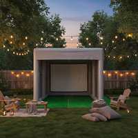 Tente de golf gonflable de qualité commerciale, installation facile, cage de frappe pour la maison et le jardin avec écran