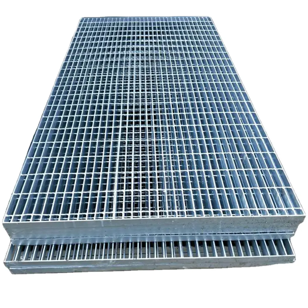 Materiali da costruzione a basso prezzo zincato pavimento grata in acciaio per la vendita