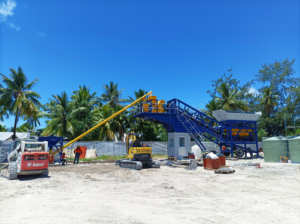 Centrale à béton mobile 50m3/h avec silo à ciment horizontal de 35T pour projets de construction - Product Image 2