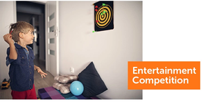 Yiwu Factory 17 Inch Strong Magnet <strong>Dartboard</strong> with High Grade Flannelette <strong>Dart</strong> + <strong>Dartboard</strong> Suit for Indoor Exercise - Product Image 4