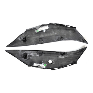 Protectores de Panel lateral de fibra de carbono para asiento de motocicleta, cubierta de protección térmica de marco inferior para <span class=keywords><strong>Kawasaki</strong></span> <span class=keywords><strong>ZX10</strong></span> 2019 - Product Image 6
