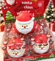 Jouet sensoriel souple et mat Père Noël pour enfants, cadeau de Noël et ornement de bureau