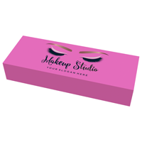 Logo personnalisé de luxe 3d vison rose vide cils en papier cils presse sur faux ongles boîtes d'emballage couvercle et boîte-cadeau de base