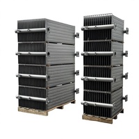 Radiador de Transformador Sumergido en Aceite, Radiador de Aletas Corrugadas de Acero SPCC de 310~520 mm, Refrigeración ONAN para Subestaciones