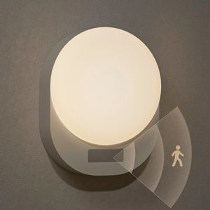 Lampu malam LED, lampu dinding Sensor gerak PIR dapat diisi ulang untuk Interior kamar tidur tangga - Product Image 1