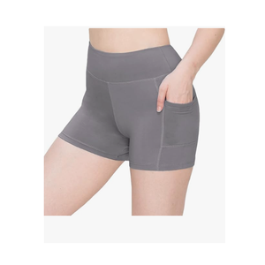 Pantalones cortos de mujer de talla grande de último diseño 2023, patrón de logotipo transpirable y Sexy decorado en colores brillantes, precio de venta al por mayor - Product Image 4