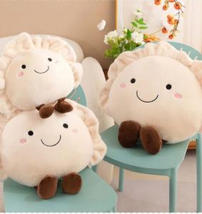 Almohada de Peluche Personalizada con Forma de Dumpling, Juguete de Peluche de Comida Divertida Relleno de Algodón PP, Suave para Abrazar, Regalo para Niños - Product Image 1
