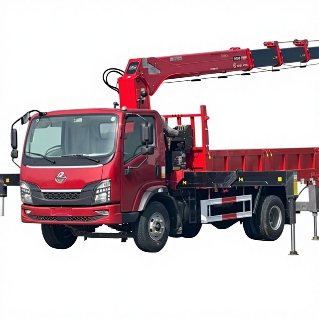 New Dongfeng Liuzhou Automobile L2 Truck-mounted Crane 5-section Straight Boom Diesel Fuel Manual Transmission 1-5 Tons