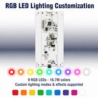 Base de Carga para Control de Videojuegos, Cargador de Batería NiMH PCBA con Reproducción de Video MP4 e Indicador RGB, Doble USB-C 5V 500mA