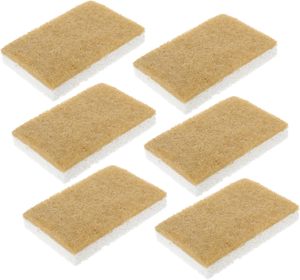 Éponge à vaisselle en luffa, en pulpe de bois, en coton, organique, naturelle, compostable, écologique, 100% biodégradable - Product Image 1