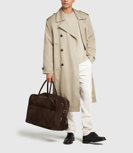 Водонепроницаемая сумка-портфель из вощеного холста и кожи, винтажная сумка для ноутбука, деловая сумка-саквояж, вместительная дорожная сумка - Product Image 5