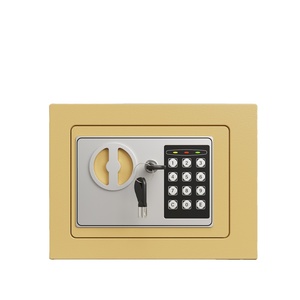 Mini-coffre-fort à clé pour bureau et domicile, avec verrouillage numérique, pour dépôt de devises, sécurisé, encastrable/mural - Product Image 5