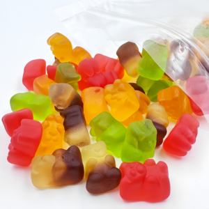 China Hersteller Großhandel EN71-zertifizierte Süß-Saure Cola-Würmer und Gummibärchen & Kristallgummis in gemischten Fruchtgeschmacksrichtungen im Beutel - Product Image 3