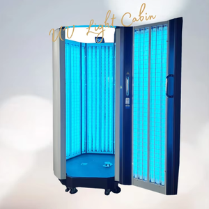 Cabina de Fototerapia UV de Cuerpo Completo Kernel KN 4001AB Equipada con 20 Tubos de PUVA y 20 Tubos de UVB de Banda Estrecha para Enfermedades de la <span class=keywords><strong>Piel</strong></span> del Cuerpo - Product Image 1