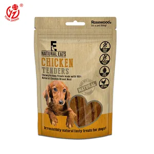 Yuanzhong Pack Wholesale Custom Plastic Packaging Ziplock Snack Bag Mylar Bag Pet Food Dog Cat Food Packaging Bag