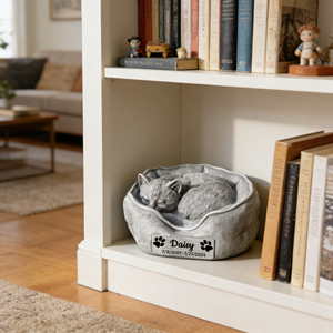 Piedra Conmemorativa de Resina Personalizada para Gatos - Nombre/Fecha/Huella Personalizados, Ideal para Homenaje a Mascotas de Jardín y Recuerdo de Felinos - Product Image 3