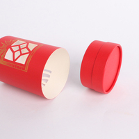 Boîtes arrondies Cylindre à chaud estampage à chaud Boîtes en papier de conception évidées pour parfum avec protection EVA