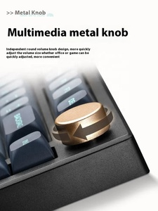Clavier de jeu sans fil RGB multifonctionnel personnalisé pour PC gamer, disposition VGN N75 75 %, avec trois modes et boutons interchangeables à chaud - Product Image 6