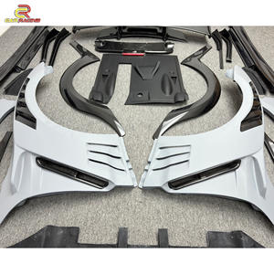 Kit Top Secret per il corpo di conversione in fibra di carbonio per Nissan R35 <span class=keywords><strong>GTR</strong></span> 2008-2022 cofano paraurti gonna laterale Spoiler parafango Diiffuser - Product Image 4
