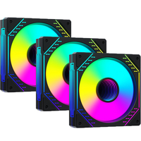 Ventilateur de boîtier d'ordinateur RGB AntarcChill OEM 120 mm avec éclairage infini PWM 4 broches Type D, refroidisseur, prix usine, dissipateur thermique en plastique