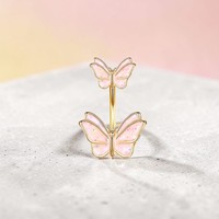 Anneau de nombril en acier chirurgical avec zircon cubique, anneaux de nombril clicker, piercings de nombril pour femmes, bijoux de piercing de nombril, lot