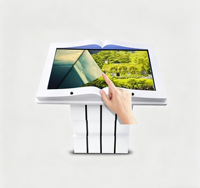 Écran tactile interactif vertical tout-en-un de 32 pouces pour hôtel, avec détection infrarouge, pour la réception et la recherche interactive en intérieur (OEM)