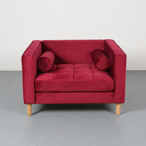 Fauteuil de salon de luxe à vendre, fauteuil moderne en velours vert <span class=keywords><strong>turquoise</strong></span>, fauteuil à un seul bras - Product Image 6