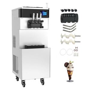 Machine à glaces Rebirth automatique 3 saveurs pour glaces molles, usage commercial pour <span class=keywords><strong>camion</strong></span> de glaces - Product Image 4