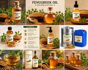 Venta al por Mayor de Aceite Esencial de Fenogreco Destilado al Vapor para Aromaterapia, Masajes, Cuidado de la Piel, Cuidado del Cabello y Cosméticos - Product Image 6