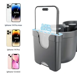 New Product 3 In 1 Cup Holder For Stroller Dual Drink Holder For Baby Universal Stroller Cup Holder