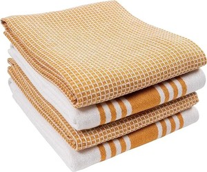 Chiffons de cuisine écologiques personnalisés en coton 100% super absorbants, durables, de haute qualité, teints en fil - Product Image 3
