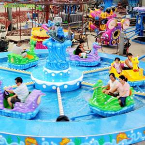 Atracción de Barco Flotante para Carnaval, Parque Acuático, Juegos Mecánicos para Niños, de Fibra de Vidrio, para Interiores y Exteriores, para Centros Comerciales - Product Image 2