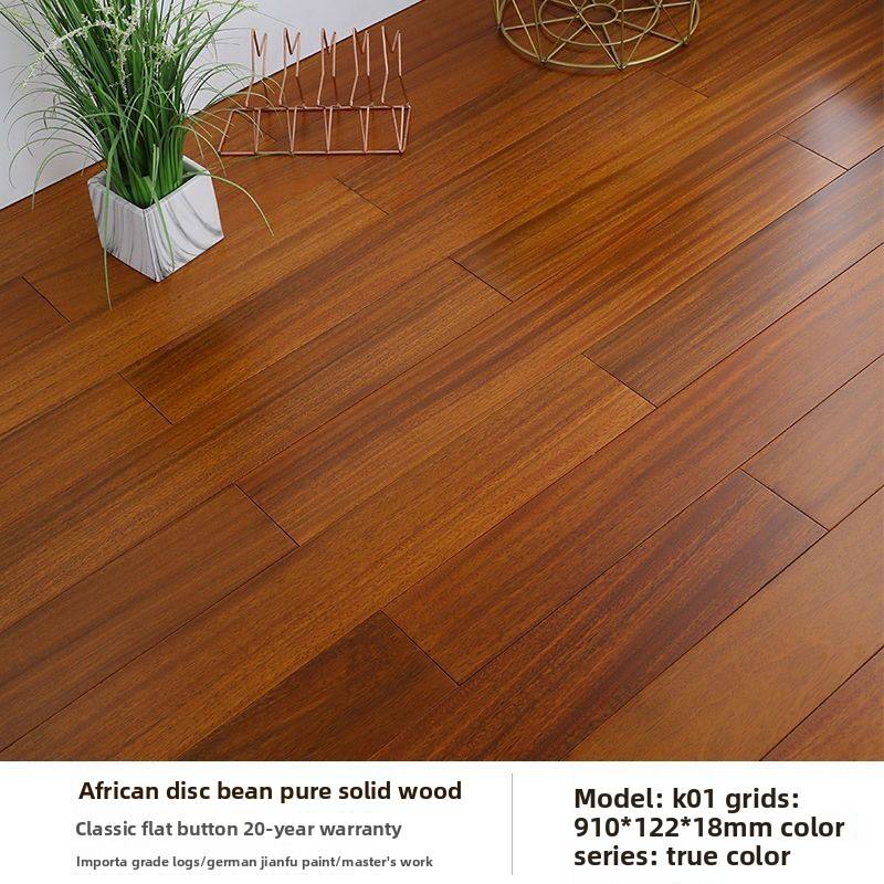 African round bean pure solid wood Z02