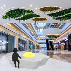 Children's Chair Oval Plastic <b>Foam</b> Filled Durable Mall Use Contemporary Design Kids <b>Seating</b> - Product Image 1