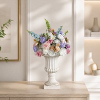 Boule de fleurs artificielles multicolores pour centre de table de mariage, fête d'anniversaire, événement extérieur, décoration de table