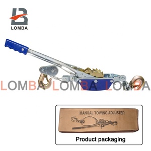 Nhà máy sản xuất Móc Đôi Hướng dẫn sử dụng cáp <span class=keywords><strong>puller</strong></span> tay Ratchet Công cụ với Wire Rope Grip - Product Image 5