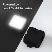Lampe de poche Ulanzi AY-49S monochrome à température de couleur réglable, support de téléphone, éclairage LED sans fil 800LM Type-C ABS