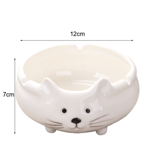 GZYSL - Juego de Ceniceros de Cerámica con Forma de Panda 3D, Bonitos, Portátiles, Ecológicos, Modernos y de Lujo, Redondos y Personalizables para Niñas, Niños, Mujeres y Hombres - Product Image 1